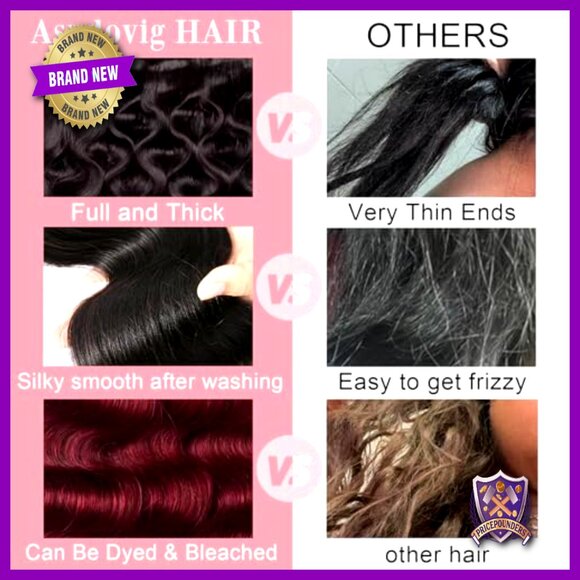 3 Bundle Body Wave Human Hair Extensions 16-20 Inch Brazilian Virgin Hair main image 6